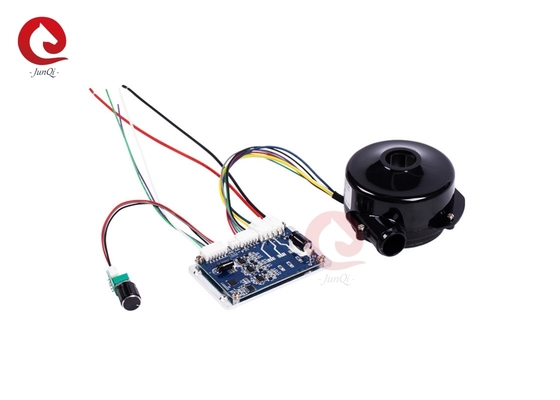 JUNQI 24V 24000rpm 57m3/h جریان هوا فشار بالا بدون برس DC فنر برای پاک کننده هوا