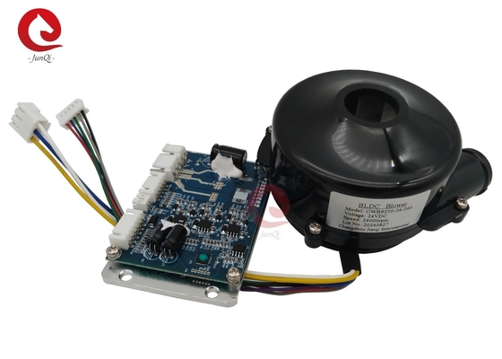 JUNQI 24V 24000rpm 57m3/h جریان هوا فشار بالا بدون برس DC فنر برای پاک کننده هوا