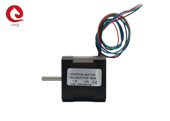 JQ42STH38-1804A 4-Lead Nema17 موتور مرحله ای 38mm طول 1.8A 0.4Nm برای لیزر CNC و چاپگر 3D