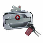چمدان فلزی نقره ای انبار قفل درب اتومبیل جایگزین مربع عمودی