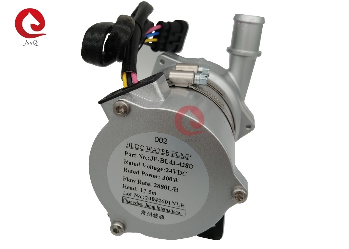Junqi 24V 300W پمپ آب خنک کننده 17.5m با کنترل PWM و بازخورد خطا