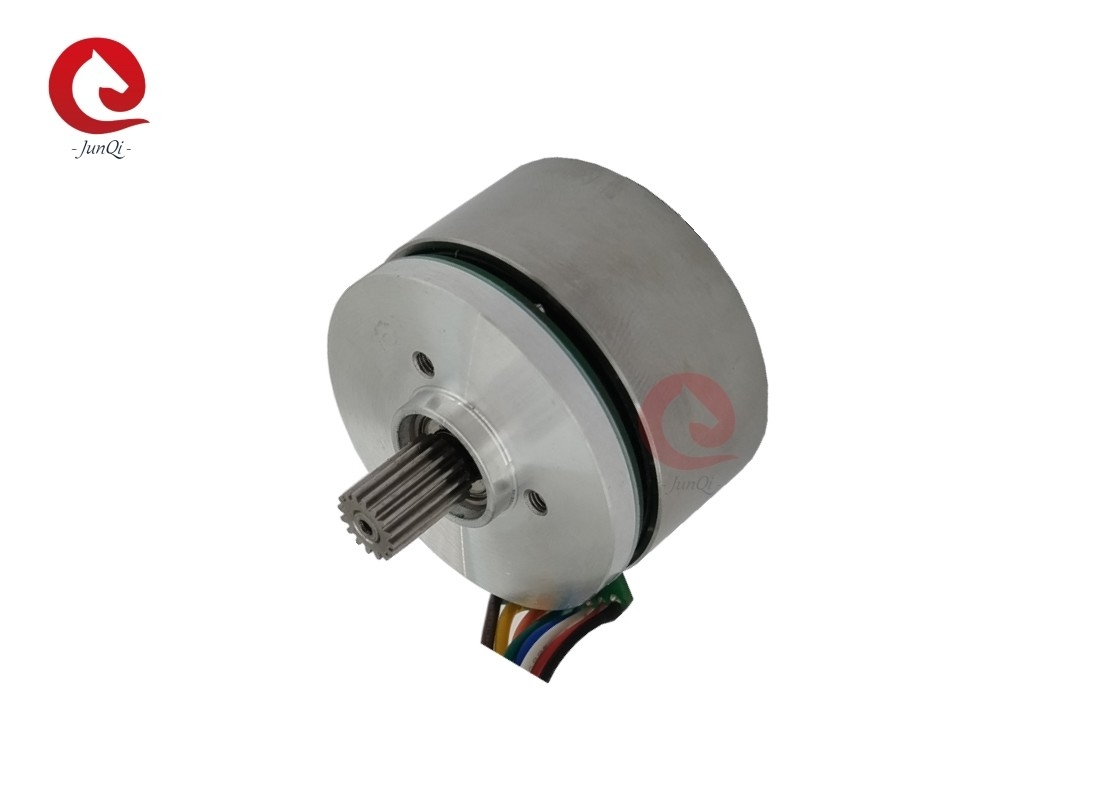 JQ45BLW27-24V-6170A-G01 فلات روتر BLDC موتور 24V 27mm 130mN.M چرخش بزرگ برای ابزار تعادل