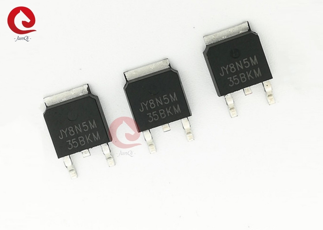 حالت تقویت کانال N قدرت MOSFET JY8N5M TO252 قدرت بالا 500V 4A لوله اثر میدان
