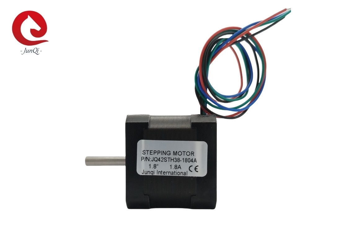JQ42STH38-1804A 4-Lead Nema17 موتور مرحله ای 38mm طول 1.8A 0.4Nm برای لیزر CNC و چاپگر 3D