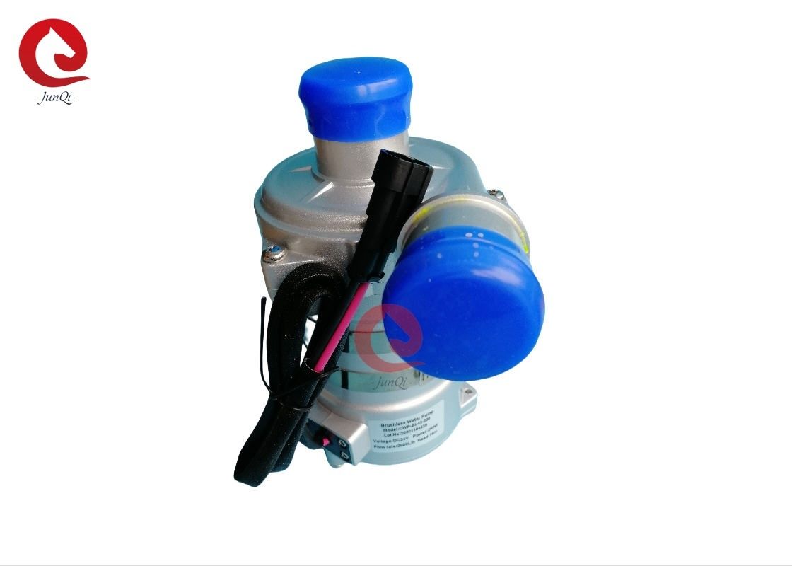 24VDC 250W 2800L/H پمپ آب DC بدون برس با هد بالا خنک کننده وسایل نقلیه الکتریکی JP-BL43-200