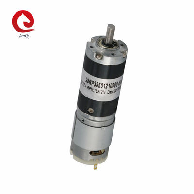 12 ولت 28 میلی متر گشتاور بالا چرخ دنده سیاره DC موتور JQM-28RP385 کاربرد خانگی ، نظارت بر امنیت